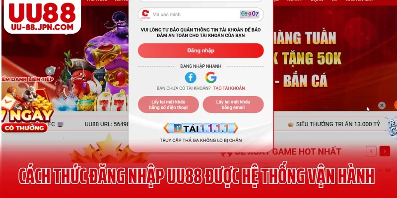 Cách thức đăng nhập UU88 được hệ thống vận hành Cách thức đăng nhập UU88 được hệ thống vận hành