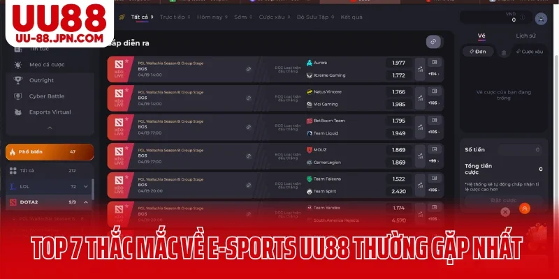 E- Sports UU88 - Mở Ra Sân Chơi Kịch Tính, Đỉnh Cao 2026 4 Top 7 thắc mắc về E-Sports UU88 thường gặp nhất